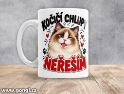 Hrnek - 0191 - Kočičí chlupy neřeším